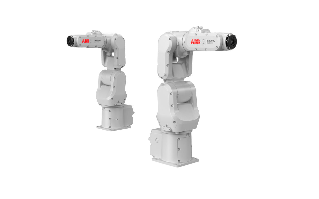 Der Industrieroboter IRB 1090 von ABB, wurde entwickelt, um Lernende zu qualifizieren und ihnen einen deutlichen Vorsprung bei der Arbeitsplatzsuche zu verschaffen. Der Industrieroboter IRB 1090 von ABB, wurde entwickelt, um Lernende zu qualifizieren und ihnen einen deutlichen Vorsprung bei der Arbeitsplatzsuche zu verschaffen.