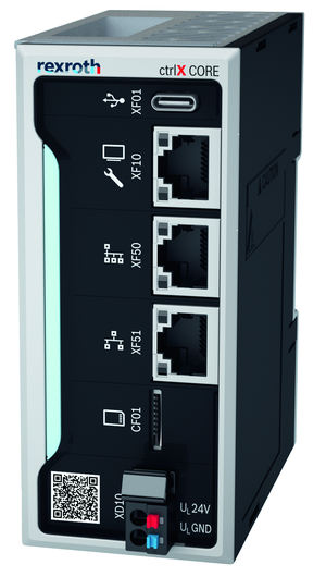 die Steuerungsplattform ctrlX CORE für Steuerung, Visualisierung und Bedienung des Greifers Steuerungsplattform ctrlX CORE