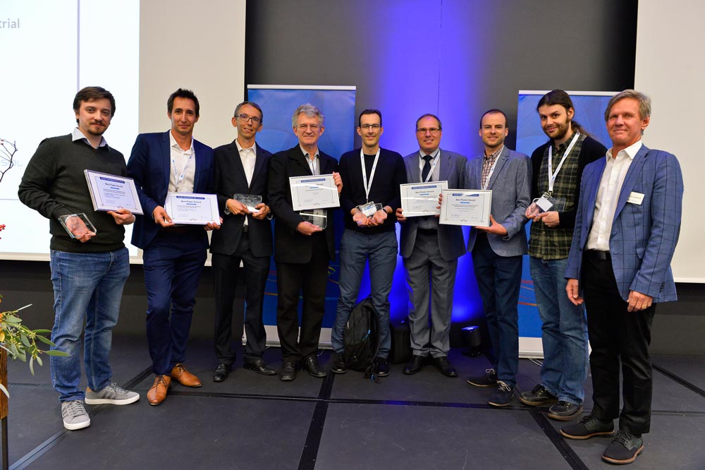 v.l.: Igor Danilov, Vincent Bruyère, Patrick Namy, Serge Charron, John Speyrer, Roland Rozsnyo, Karol Bugaj, Richard Wilson und Comsol CEO Svante Littmarck.