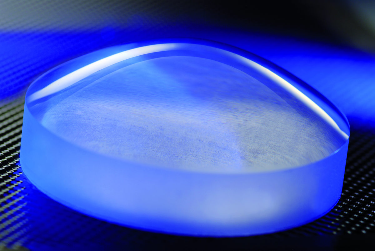 Laserpolierte Asphäre aus Glas Laserpolierte Asphäre aus Glas