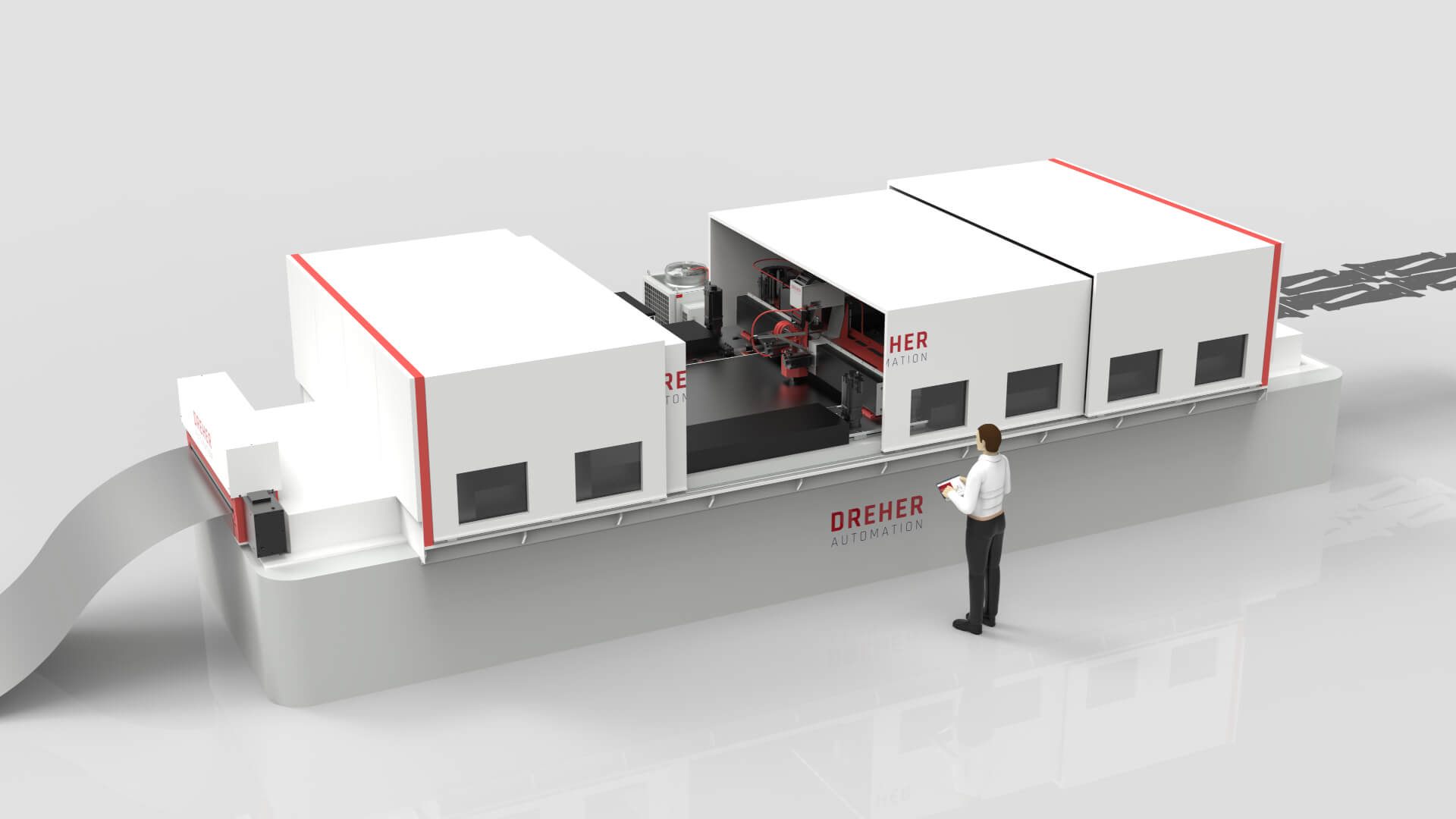 Der Demonstrator einer Laser-Blanking-Anlage soll mit neuen, intelligenten KI-gestützten Algorithmen den Schneidprozess überwachen
