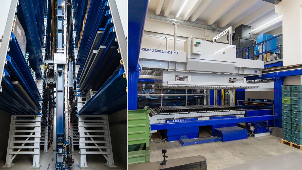 Regallager und Materialhandlingsystem Regallager und Materialhandlingsystem