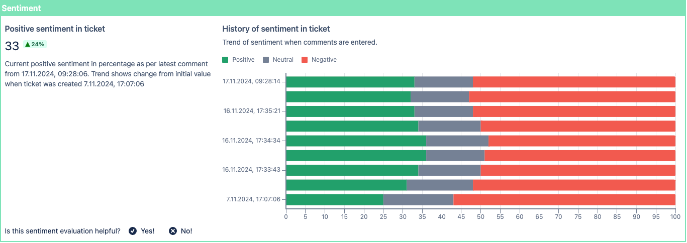 Screenshot einer Sentimentanalyse und Ähnlichkeitssuche Screenshot einer Sentimentanalyse und Ähnlichkeitssuche