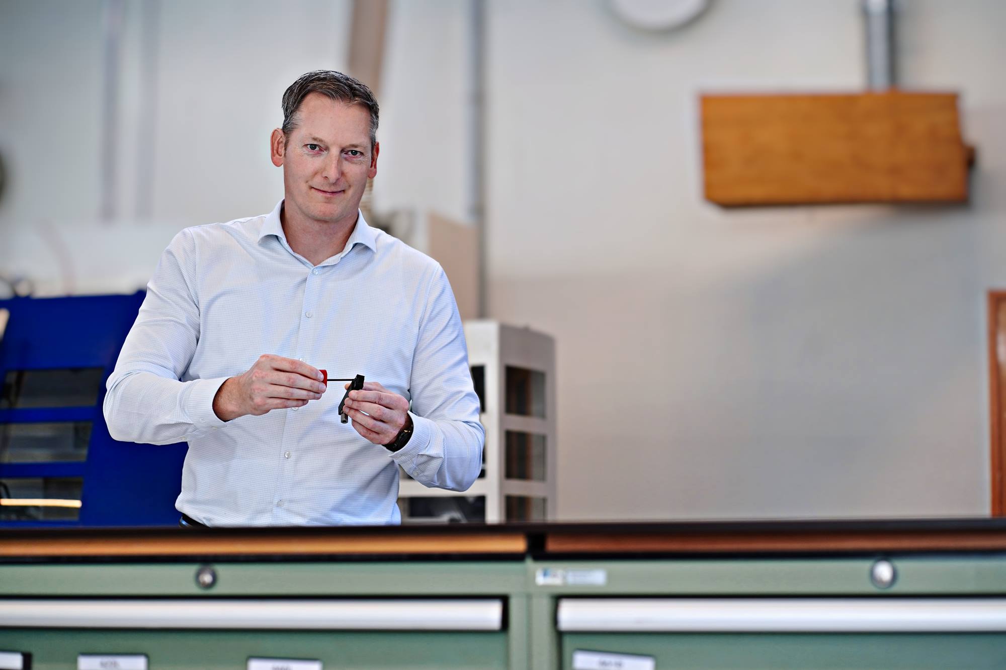 Michael Zuber: «Die Kunden waren mit den Prototypen so zufrieden, dass sie am liebsten sofort grössere Mengen bestellt hätten.» Bild: Eugen Albisser