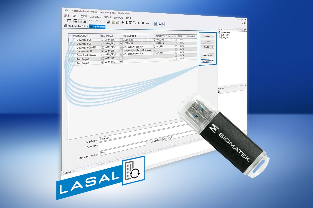 Update Tool“ im Engineering Tool LASAL von SIGMATEK Update Tool“ im Engineering Tool LASAL von SIGMATEK
