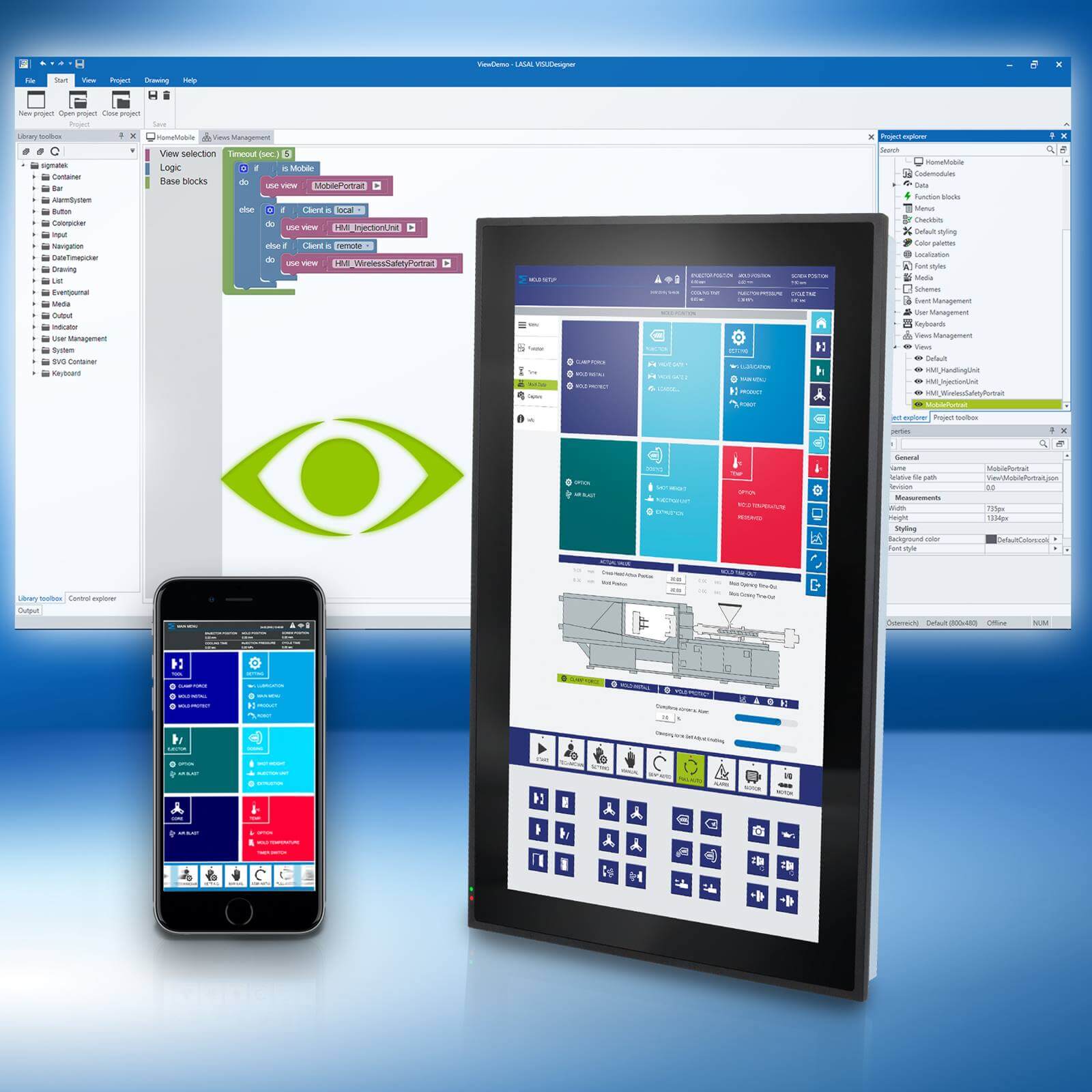Sigmatek Webvisualisierung mit VisuDesign Sigmatek Webvisualisierung mit VisuDesign
